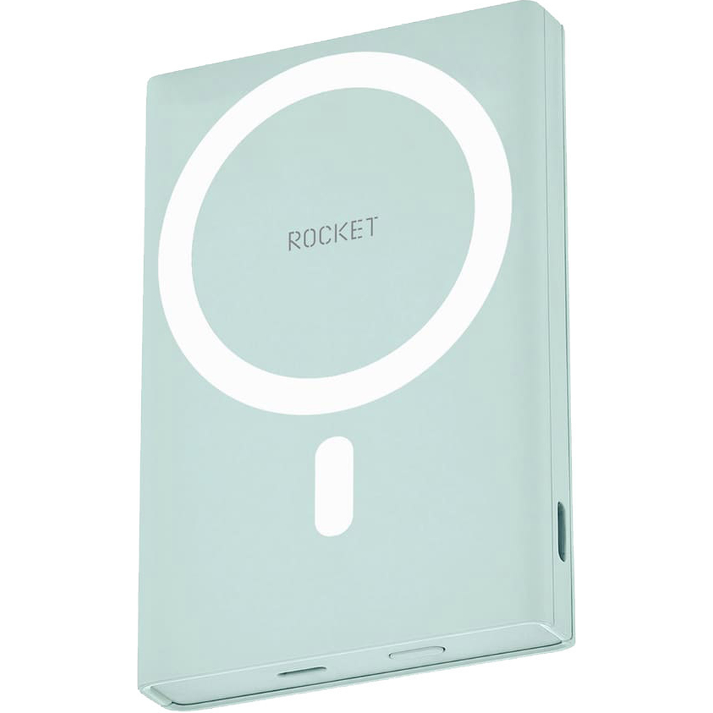 Беспроводная аккумуляторная батарея 5000mAh Rocket Hold, PD20W, цвет:светло-зеленый